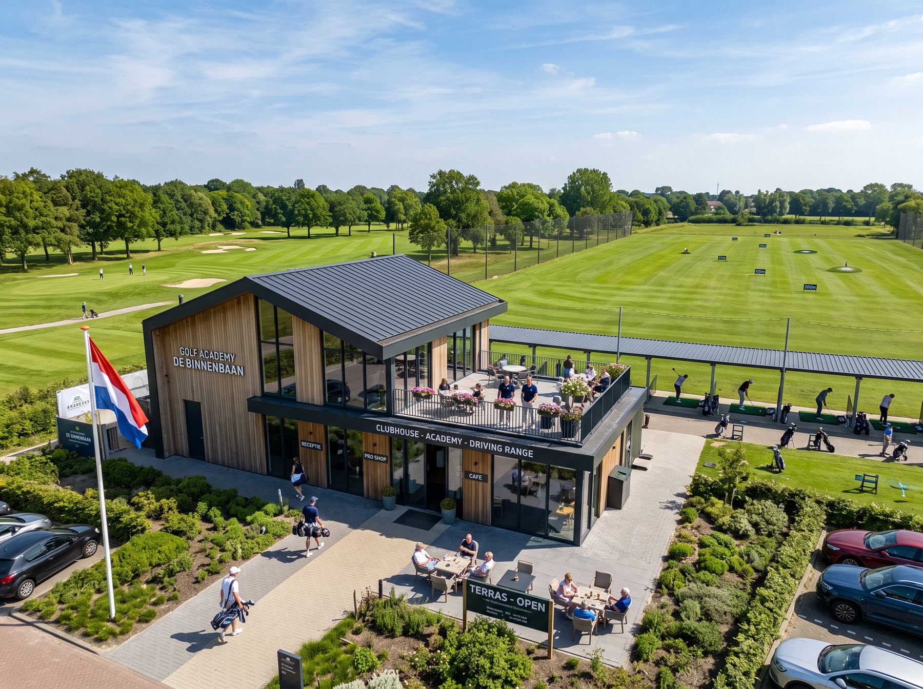 Golfbaan Het Wedde in Leiden: locatie van de GVB cursus in 1 dag