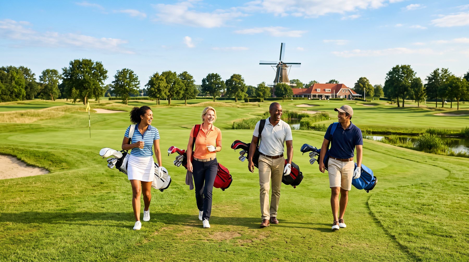 baanles van een PGA-pro tijdens de eendaagse GVB-cursus